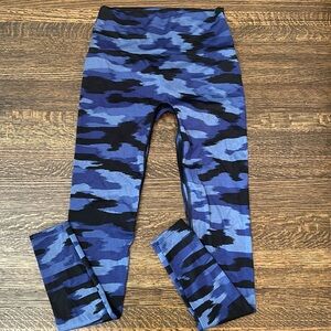 K deer blue camo full length legging